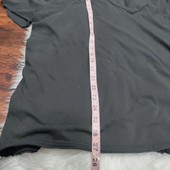 NWT We The Free Black Oversized Distressed Sundance Tee Free People Women's M - Picture 12 of 12